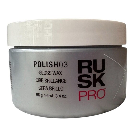 2 Pack! RUSK PRO POLISH 03 Gloss Hair Wax 3.4 Oz Weightless Shine Control Hold - Picture 5 of 5